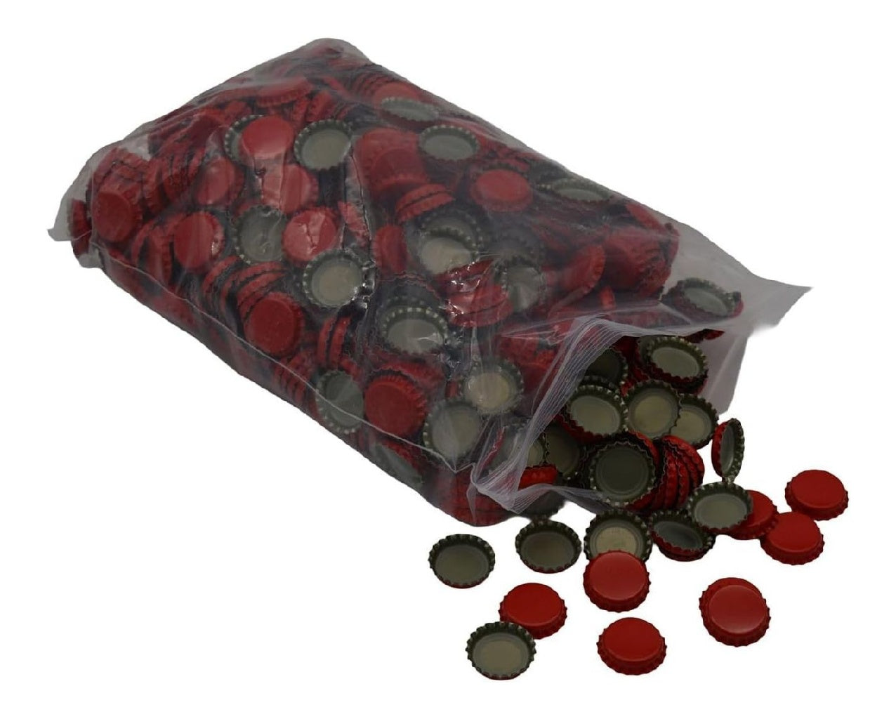 de 1000 Lot bouchons du couronne Rouge cerise 26 mm