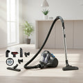 Aspirateur sans Traineau Sac 13L Compact UltraLeger avec Brosse Triple Action Filtro Filtre 脿 haute efficacit茅 pour les particules a茅riennes 850W pour Tapis ainsi que Sols Durs Gris