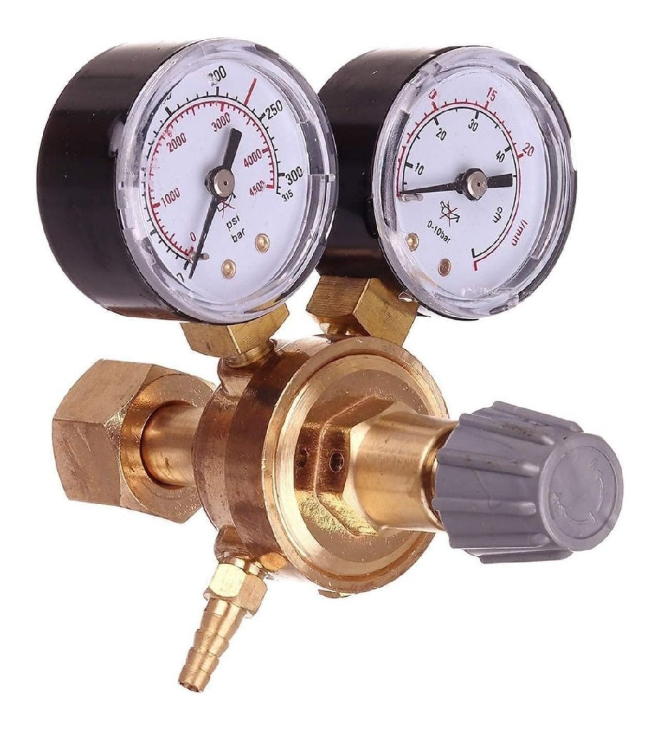 Depressurisateurs destine a bouteilles du gaz avec argon ar ou dioxyde de carbone C O 2 filet d'admission B218 x 1/14 filetage G 1/8 raccord de tuyau