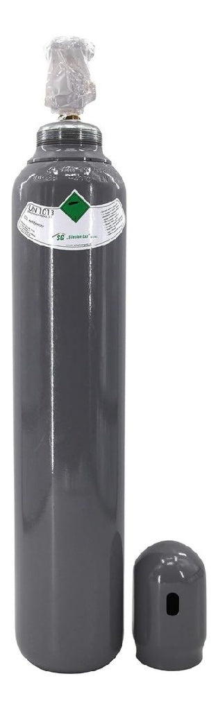CO2 Bouteille du 5 kg Bouteille de gaz carbonique pur destine a soudure aquarium et systeme de distribution Cylindre sur et resistant de 8 l avec protection de valve
